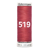 Gutermann garen | 200m | 519 roze rood naaigaren GM - 200 - 519 - ROZE - ROOD 4008015031664